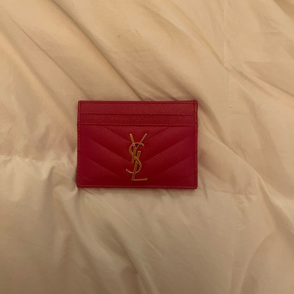Yves Saint Laurent Accessories Ysl Card Holder Poshmark